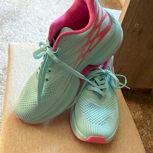 Women's Turquoise and Pink Athletic Shoes